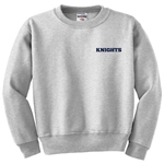 NE213<br>KNIGHTS  BLOCK (smaller logo) Youth Sweatshirt