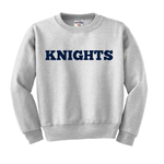 NE214<br>KNIGHTS BLOCK (larger logo) Youth Sweatshirt