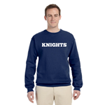 NE120<br>KNIGHTS BLOCK (larger logo) Adult Sweatshirt