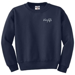 NE121<br>KNIGHTS SCRIPT (smaller logo) Adult Quarter Zip Sweatshirt
