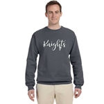 NE122<br>KNIGHTS SCRIPT (larger logo) Adult Sweatshirt
