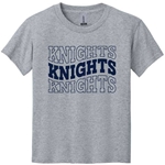 NE123<br>NCES Adult Knights Wavy Tee Shirt