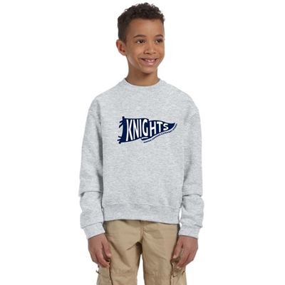 NE207<br>YOUTH Pennant Crew Neck