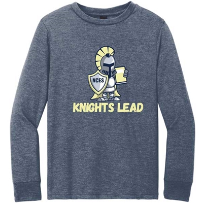 NE210<br>KNIGHTS LEAD Youth Long Sleeve Tee Shirt