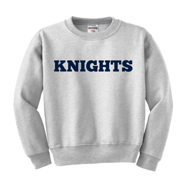 NE214<br>KNIGHTS BLOCK (larger logo) Youth Sweatshirt