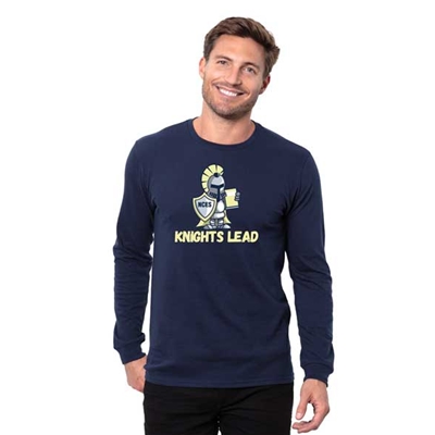 NE116<br>KNIGHTS LEAD Adult Long Sleeve Tee Shirt