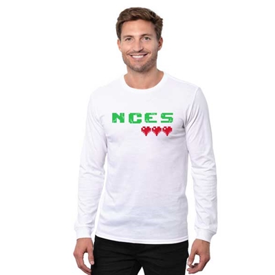 NE118<br>Minecraft Adult Long Sleeve Tee Shirt