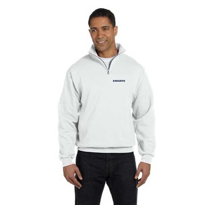 NE119<br>KNIGHTS  BLOCK (smaller logo) Adult Quarter Zip Sweatshirt