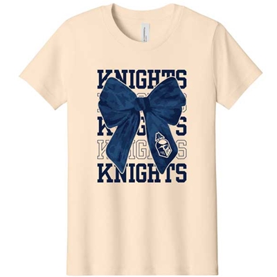 NE126<br>NCES Adult Bow Tee Shirt